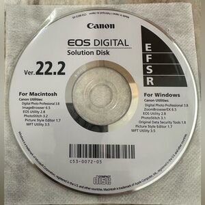 Canon EOS Digital Solution Disk Ver. 22.2 - Gray